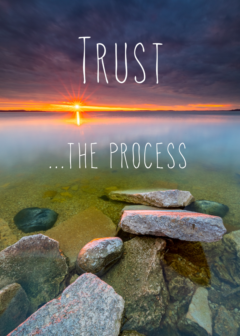 A thought for today about the process…
